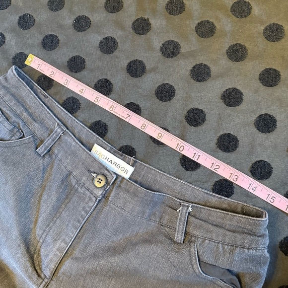 Sag Harbor Charcoal Trouser Pants Size 10 - Picture 5 of 7